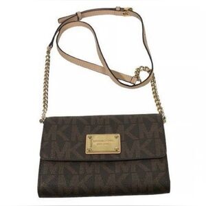 Michael Kors Dark Brown Jet Set Crossbody.
